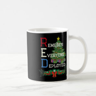 Taza De Café Navidades patrióticos de familia militar viernes r