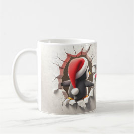 Taza De Café Navidades Penguin 3D Breakout