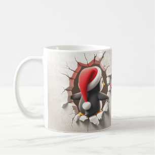 Taza De Café Navidades Penguin 3D Breakout