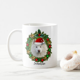 Taza De Café Navidades Perro samoyano tazón