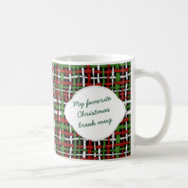 Taza De Café Navidades Personalizado Burlap Gráfico