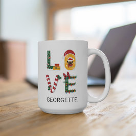 Taza De Café Navidades Personalizado de vacaciones Keepsake