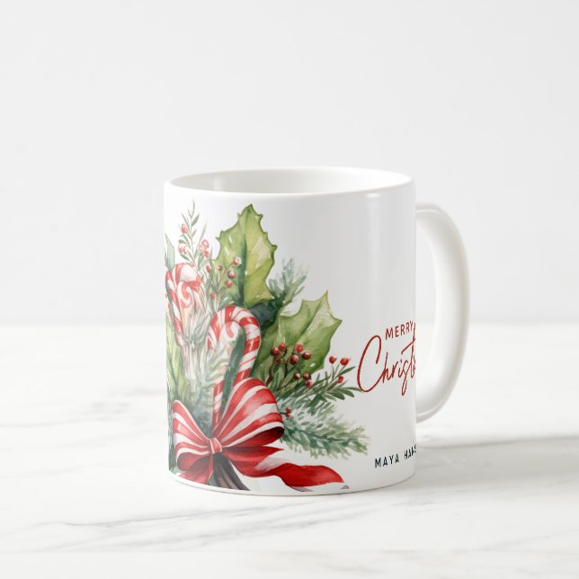 Taza De Café Navidades Personalizados de dulces dulces y dulces (Anverso derecho)