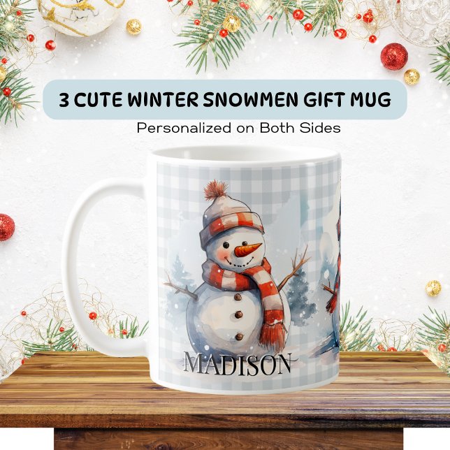Taza De Café Navidades personalizados de invierno para los homb (Subido por el creador)