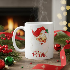 Taza De Café Navidades Personalizados de Mid Century Vintage Sa