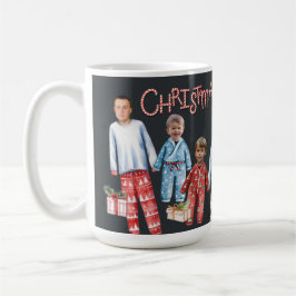 Taza De Café Navidades personalizados de pijamas