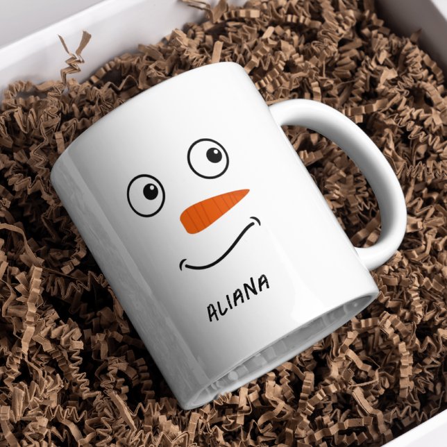 Taza De Café Navidades personalizados de Snowman personalizados (Subido por el creador)