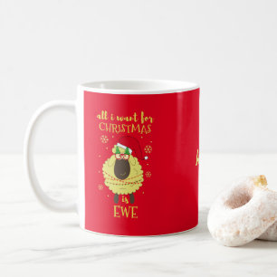Taza De Café Navidades personalizados Divertido amor por las ov