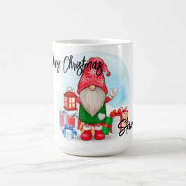Taza De Café Navidades personalizados Gnome Coffee Mug
