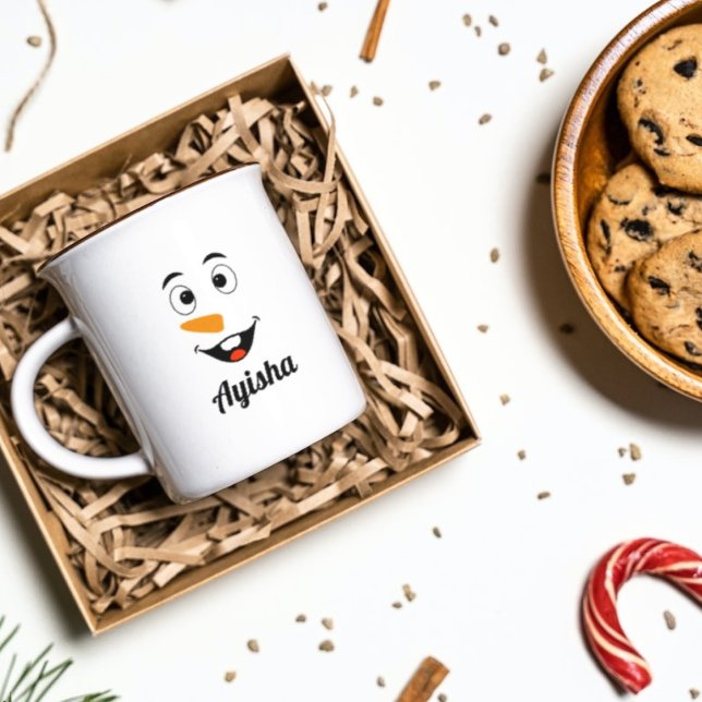 Taza De Café Navidades personalizados llaman mug, cara de muñec (Subido por el creador)