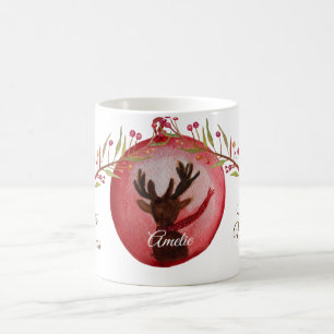 Taza De Café Navidades personalizados. Mug de regalo de Año Nue