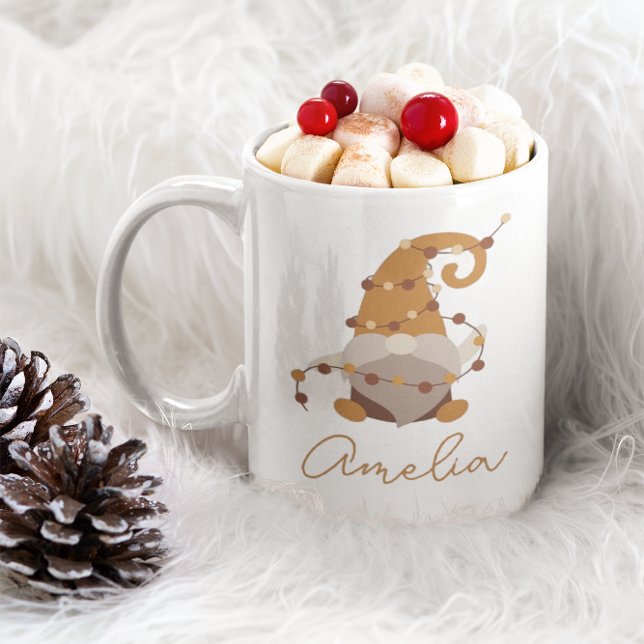 Taza De Café Navidades personalizados nórdicos del genoma (Subido por el creador)