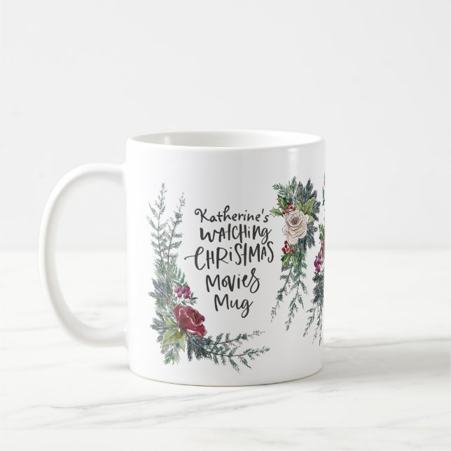 Taza De Café Navidades personalizados Personalizado de nombres  (Izquierda)