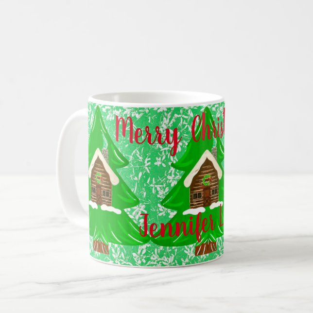 Taza De Café Navidades Pine Mug (Anverso izquierdo)