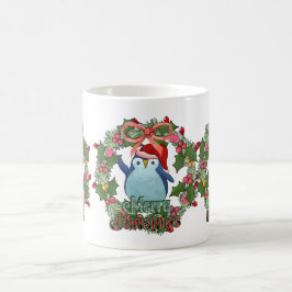 TAZA DE CAFÉ NAVIDADES PINGUIN CON RESPIRACIÓN