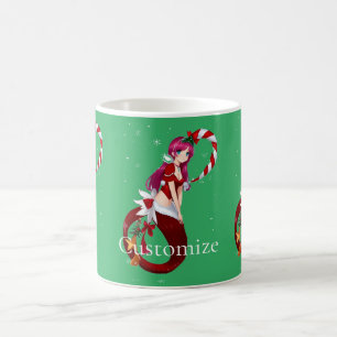 Taza De Café Navidades Pixie Mermaid Thunder_Cove