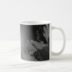 Taza De Café Navidades Poinsettia Black And Gray