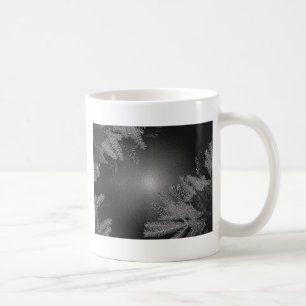 Taza De Café Navidades Poinsettia Black And Gray