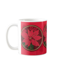 Navidades Poinsettia Coffee Mug