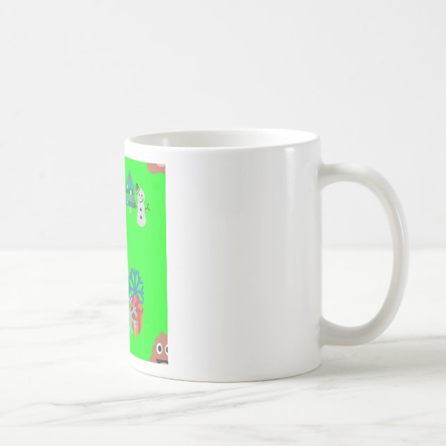 Taza De Café navidades poop emoji (Derecha)