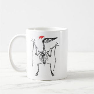 Taza De Café Navidades Pterodáctilo