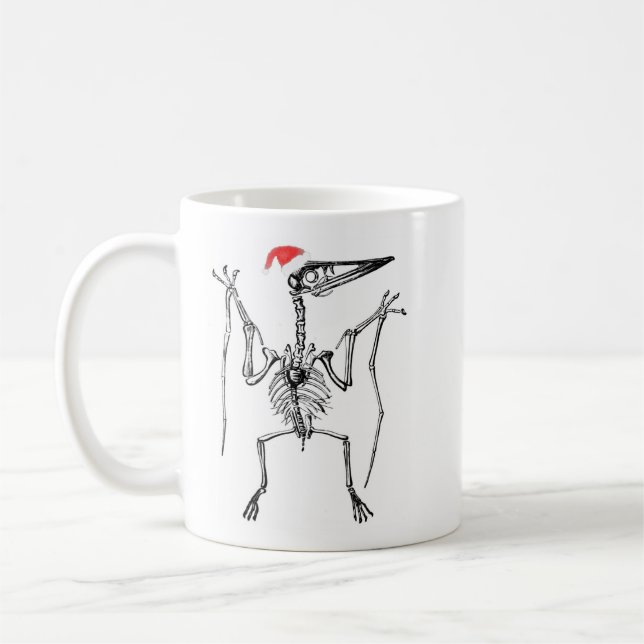 Taza De Café Navidades Pterodáctilo (Izquierda)