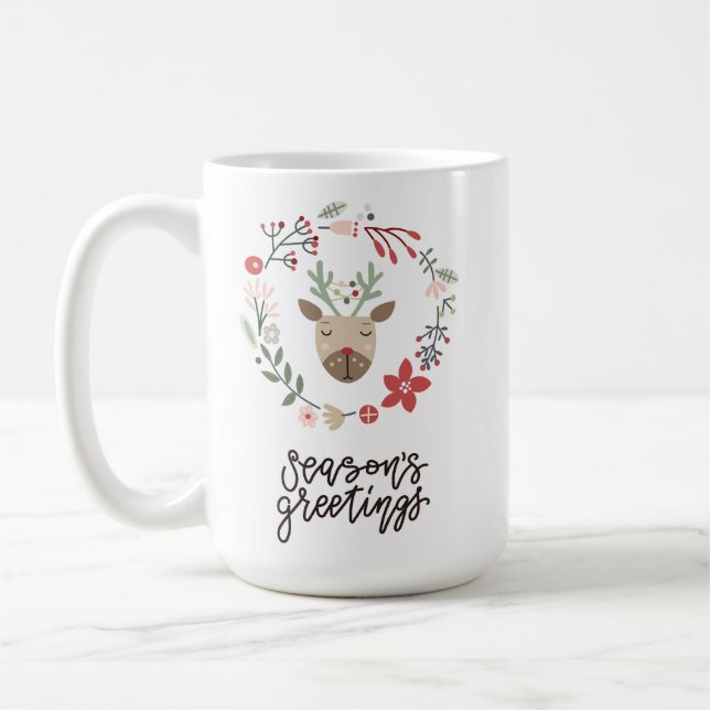 Taza De Café Navidades que desean regalo (Izquierda)