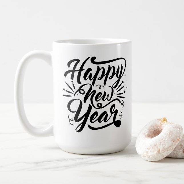 Taza De Café Navidades que desean regalo (Con donut)