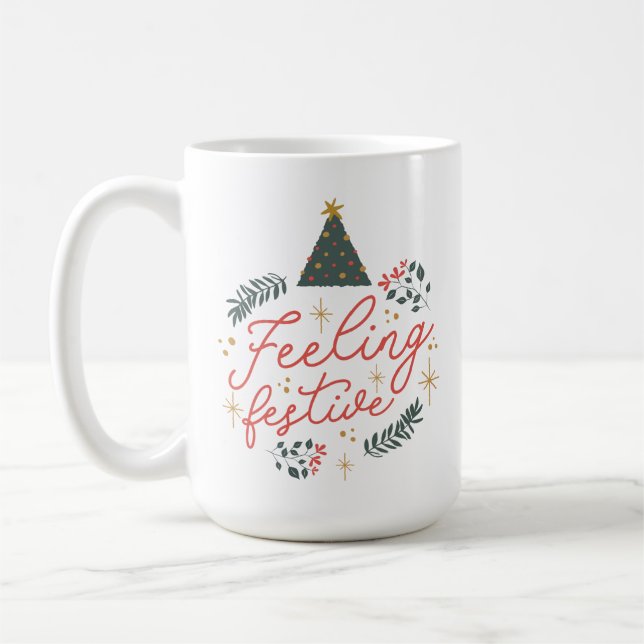 Taza De Café Navidades que desean regalo (Izquierda)