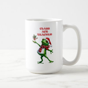 Taza De Café navidades, ranas, profesores, IA generada