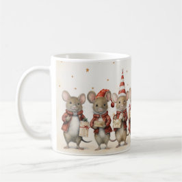 Taza De Café Navidades ratones Café Tea Mug