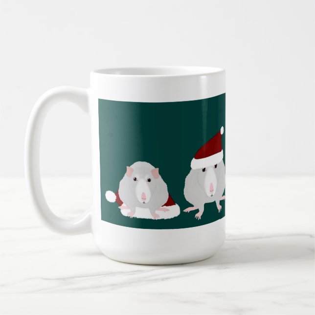 Taza De Café Navidades Rats Mug (Izquierda)
