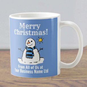 Taza De Café Navidades Regalo empresarial Diseño de Snowman