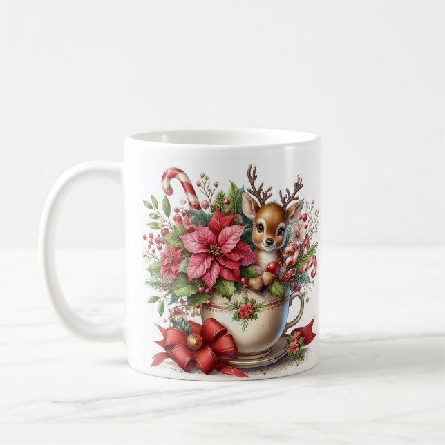 Taza De Café Navidades Reindeer Mug 4 (Izquierda)