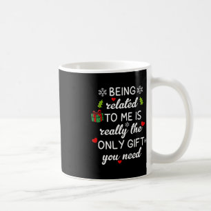 Taza De Café Navidades Relacionados A Mí Familia Divertida Paja