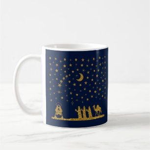 Taza De Café Navidades religiosos, nacimiento de Jesús, tres re