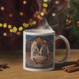 Taza De Café Navidades religiosos Natividad Escena y Escritura