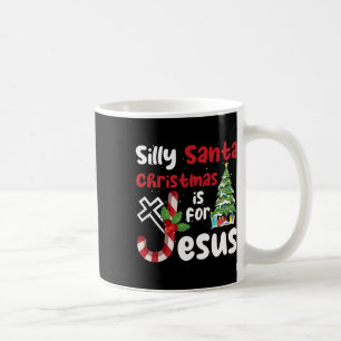 Taza De Café Navidades Religiosos, Silly Santa Navidades Es Par