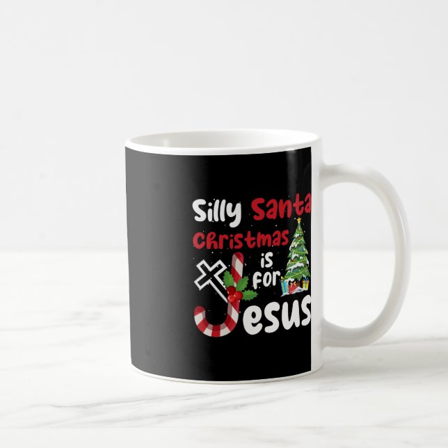 Taza De Café Navidades Religiosos, Silly Santa Navidades Es Par (Derecha)