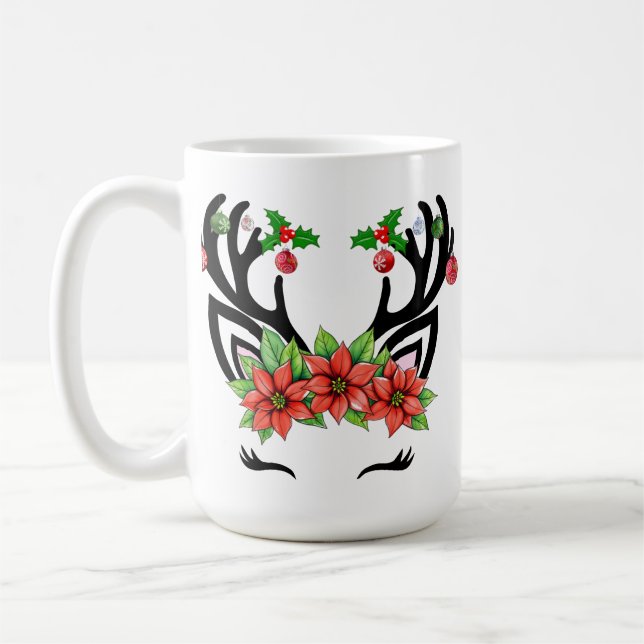 Taza De Café Navidades renos (Izquierda)