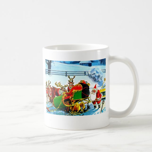 Taza De Café Navidades renos (Derecha)