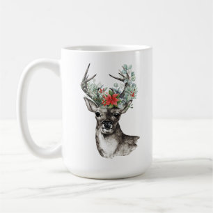 Taza De Café Navidades renos atragantados personalizados