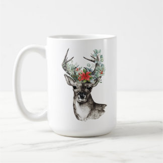 Taza De Café Navidades renos atragantados personalizados