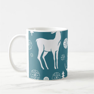 Taza De Café Navidades renos en sombreros, renos, vin