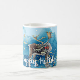 Taza De Café Navidades Resto Azul Esplash