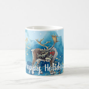 Taza De Café Navidades Resto Azul Esplash