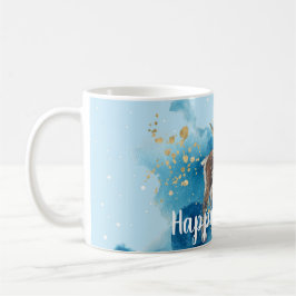 Taza De Café Navidades Resto Azul Esplash