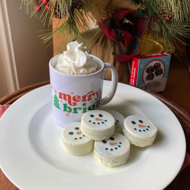 Taza De Café Navidades Retro Brillantes (Subido por el creador)