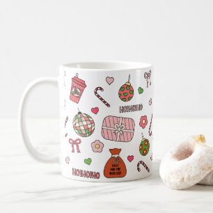 Taza De Café Navidades retro coloridos