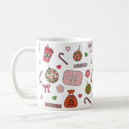 Taza De Café Navidades retro coloridos